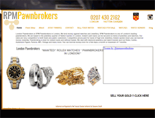 Tablet Screenshot of london-pawnbrokers.com